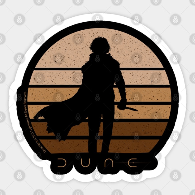 Muad'Dib - retro Sticker by Vitaliy_Klimenko